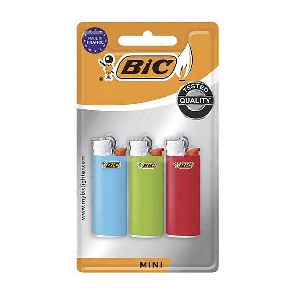 BIC Αναπτήρας Μίνι J25 3 Τεμάχια