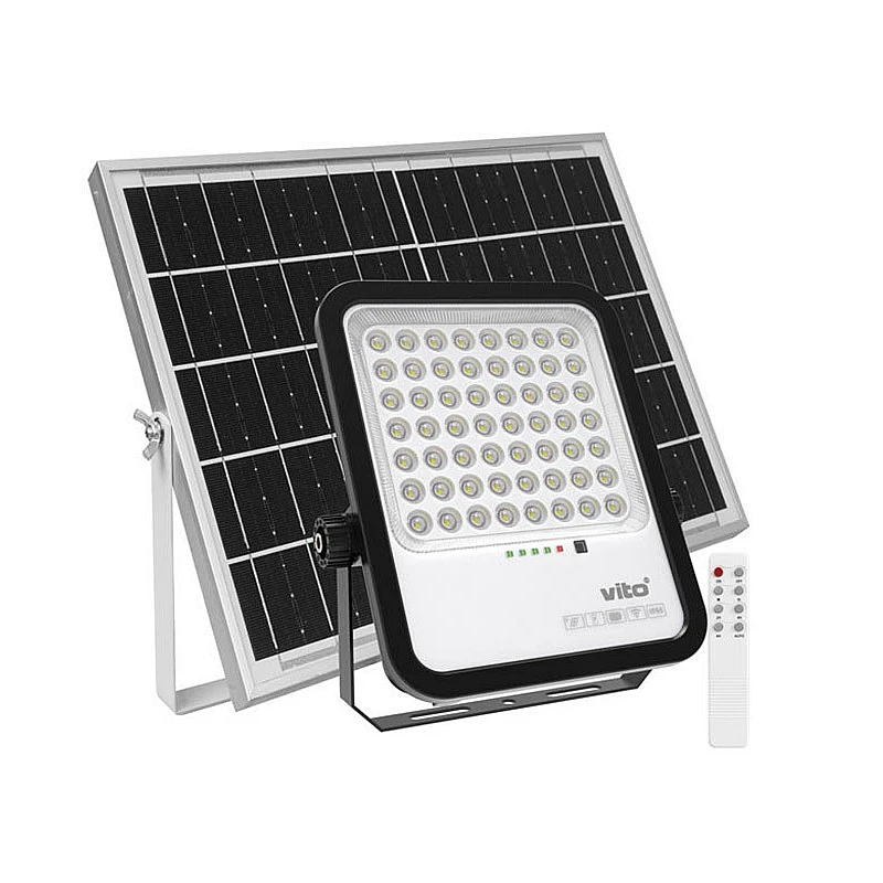 Ηλιακός Προβολέας LED SMD 300W 6000K Μαύρος IP65 SAHARA 3210230 VITO Ηλιακός Προβολέας LED SMD 300W 6000K Μαύρος IP65 SAHARA 3210230 VITO