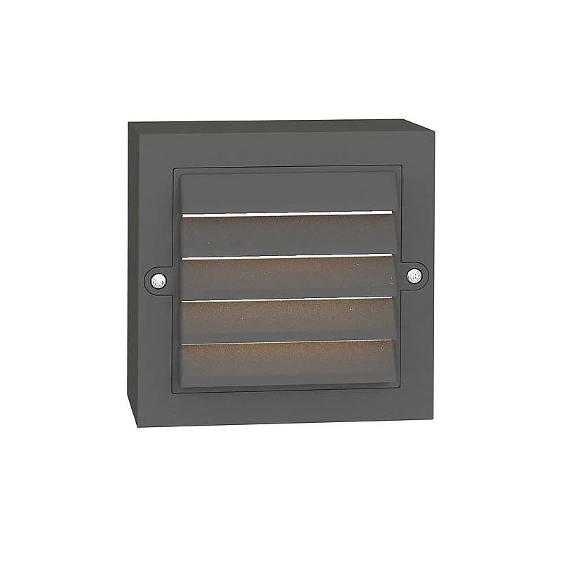 Φωτιστικό LED επίτοιχο τετράγωνο 6W 3CCT Ανθρακί ADRIA-ST2G 3230661 VITO Φωτιστικό LED επίτοιχο τετράγωνο 6W 3CCT Ανθρακί ADRIA-ST2G 3230661 VITO