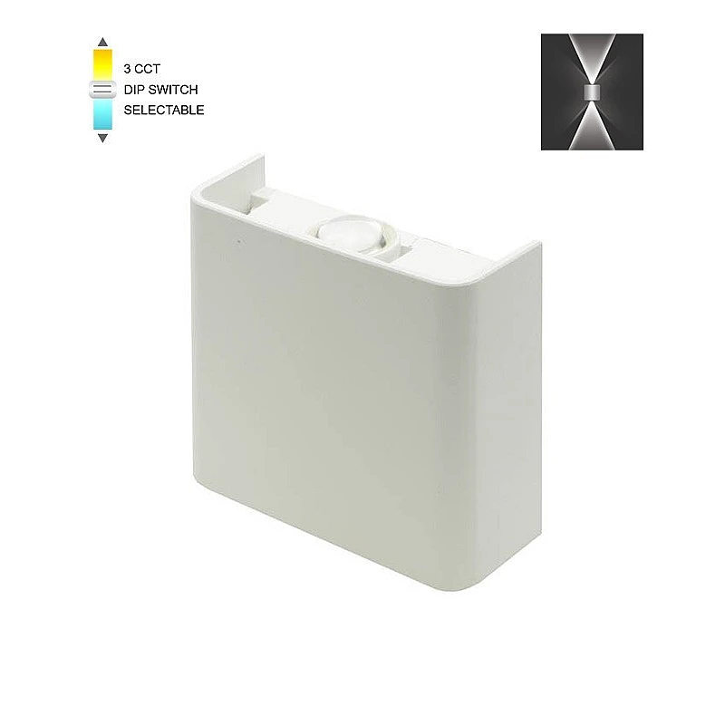 Φωτιστικό LED απλίκα BINO-1 2W SMD 3xCCT 11*10CM IP65 ΛΕΥΚΟ 3231080 VITO Φωτιστικό LED απλίκα BINO-1 2W SMD 3xCCT 11*10CM IP65 ΛΕΥΚΟ 3231080 VITO