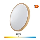 LED πλαφονιέρα 18W στρογγυλή φυσικό λευκό 4000K IP20 με εφέ ξύλου 1820lm/W 32539 EDM LED πλαφονιέρα 18W στρογγυλή φυσικό λευκό 4000K IP20 με εφέ ξύλου 1820lm/W 32539 EDM