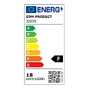 LED πλαφονιέρα 18W στρογγυλή ψυχρό λευκό 6400K IP20 με εφέ ξύλου 1820lm/W 32540 EDM LED πλαφονιέρα 18W στρογγυλή ψυχρό λευκό 6400K IP20 με εφέ ξύλου 1820lm/W 32540 EDM