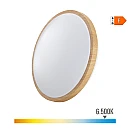LED πλαφονιέρα 18W στρογγυλή ψυχρό λευκό 6400K IP20 με εφέ ξύλου 1820lm/W 32540 EDM LED πλαφονιέρα 18W στρογγυλή ψυχρό λευκό 6400K IP20 με εφέ ξύλου 1820lm/W 32540 EDM
