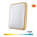 LED πλαφονιέρα 18W τετράγωνη ψυχρό λευκό 6400K IP20 με εφέ ξύλου 1820lm/W 32542 EDM LED πλαφονιέρα 18W τετράγωνη ψυχρό λευκό 6400K IP20 με εφέ ξύλου 1820lm/W 32542 EDM