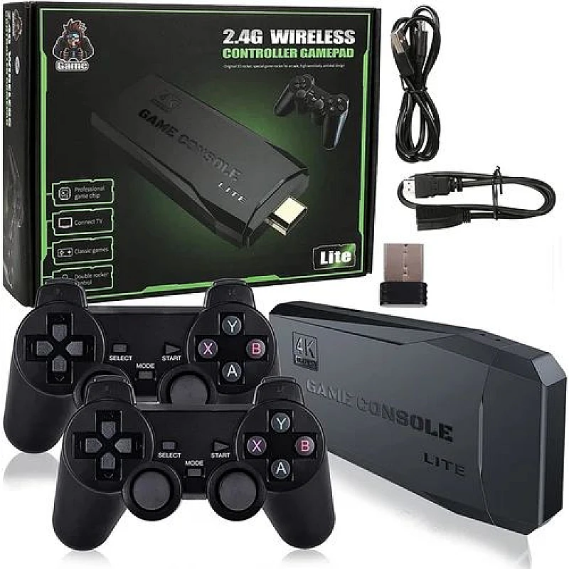 Ηλεκτρονική Ρετρό Κονσόλα Wireless Controller Gamepad With 4k Ultra Hd Game Stick Ηλεκτρονική Ρετρό Κονσόλα Wireless Controller Gamepad With 4k Ultra Hd Game Stick