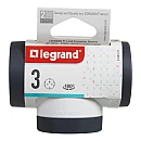 LEGRAND Πολύπριζο Σταυρός Σούκο περιστρεφόμενο 3 θέσεων Λευκό-Μαύρο 694521 LEGRAND Πολύπριζο Σταυρός Σούκο περιστρεφόμενο 3 θέσεων Λευκό-Μαύρο 694521