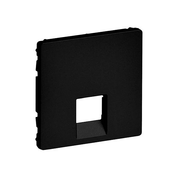 LEGRAND Valena Life Πλακίδιο πρίζας RJ45/RJ11 Μαύρο 756412
