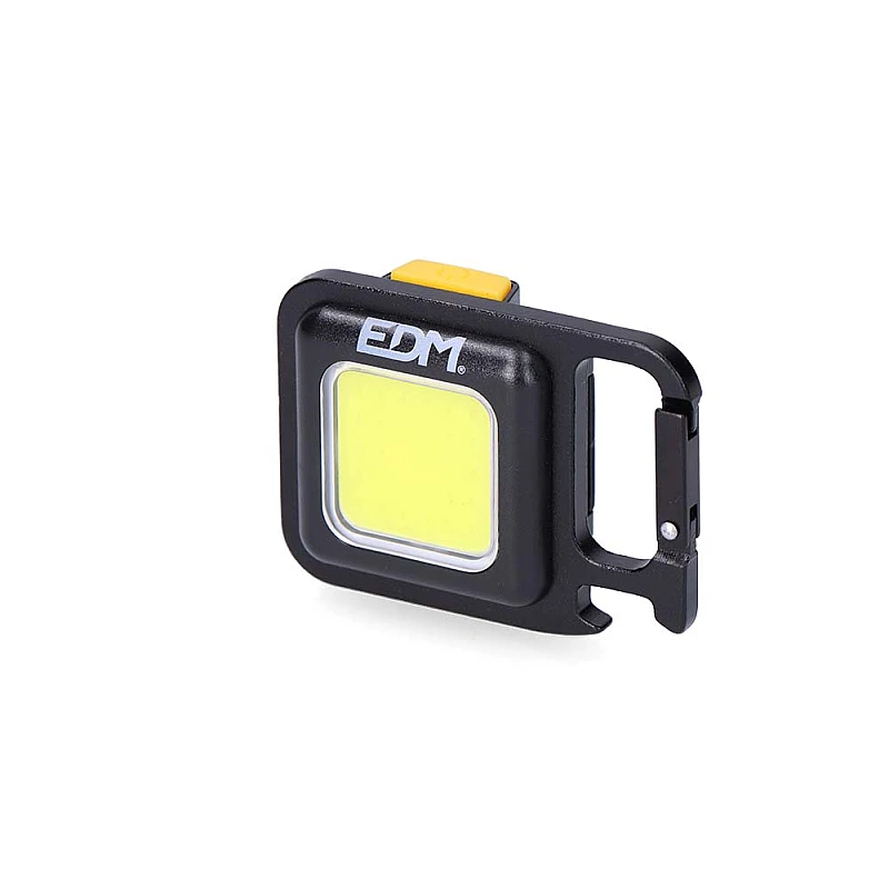 Επαναφορτιζόμενος Φακός Μπρελόκ LED 6W Φωτεινότητα 500lm Μαύρος 36117 EDM Επαναφορτιζόμενος Φακός Μπρελόκ LED 6W Φωτεινότητα 500lm Μαύρος 36117 EDM
