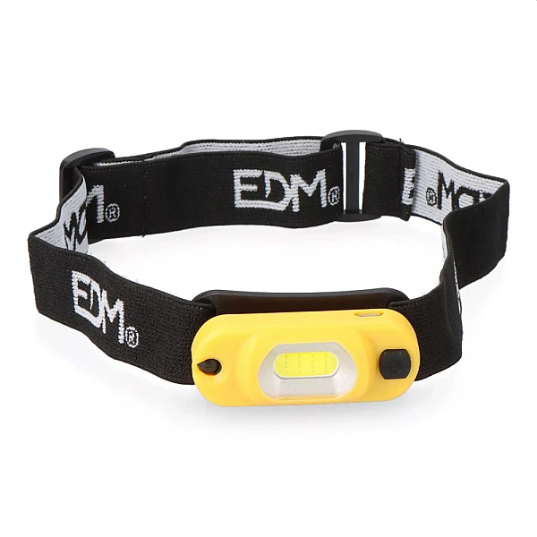 Φακός κεφαλής LED 1watt 100 Lumen επαναφορτιζόμενος 36386 EDM Spain