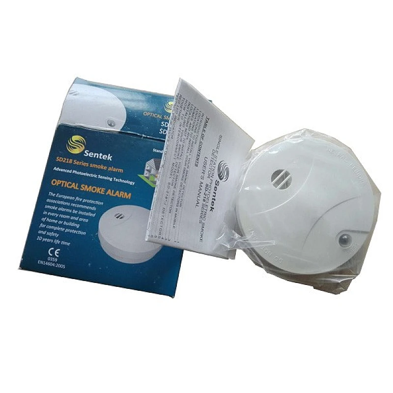 Sentek Electronics Αυτόνομος Ανιχνευτής Καπνού Μπαταρίας 9V SD218 Sentek Electronics Αυτόνομος Ανιχνευτής Καπνού Μπαταρίας 9V SD218
