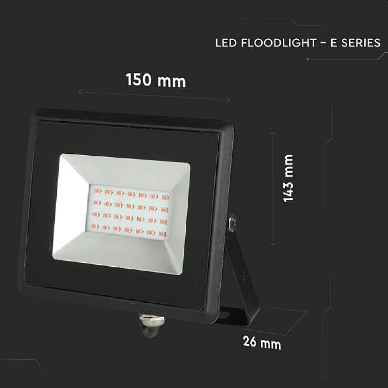 Προβολέας LED SMD SERIES 20W Πράσινο Μαύρο σώμα VT-4021 V-TAC 5991 Προβολέας LED SMD SERIES 20W Πράσινο Μαύρο σώμα VT-4021 V-TAC 5991