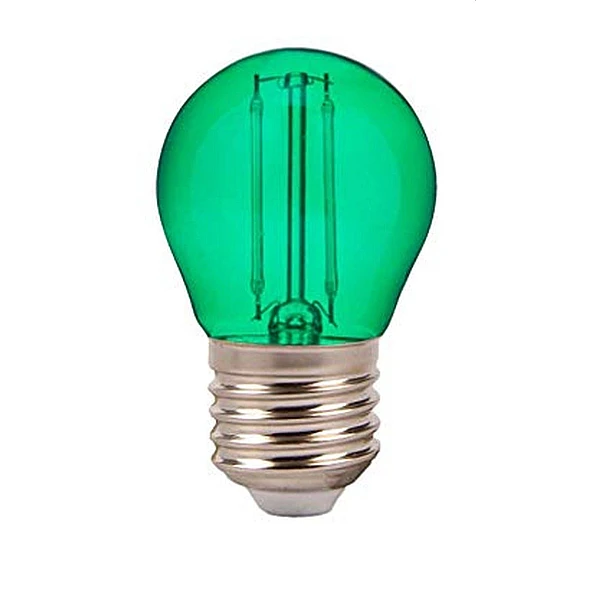 Λαμπτήρας Led E27 G45 2Watt Πράσινη Filament VT-2132 217411 V-TAC