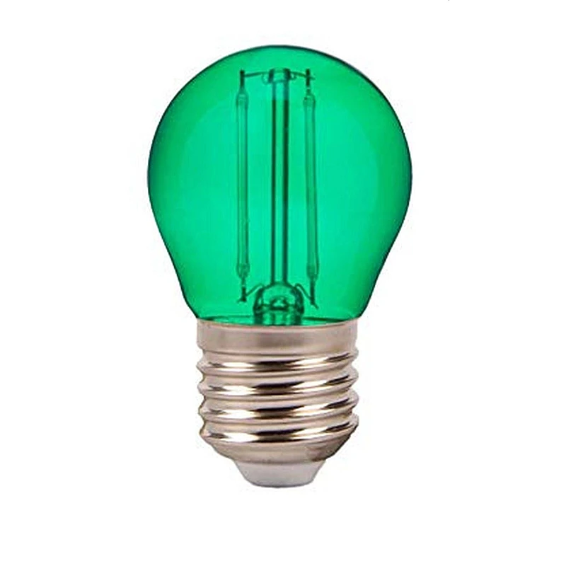 Λαμπτήρας Led E27 G45 2Watt Πράσινη Filament VT-2132 217411 V-TAC Λαμπτήρας Led E27 G45 2Watt Πράσινη Filament VT-2132 217411 V-TAC