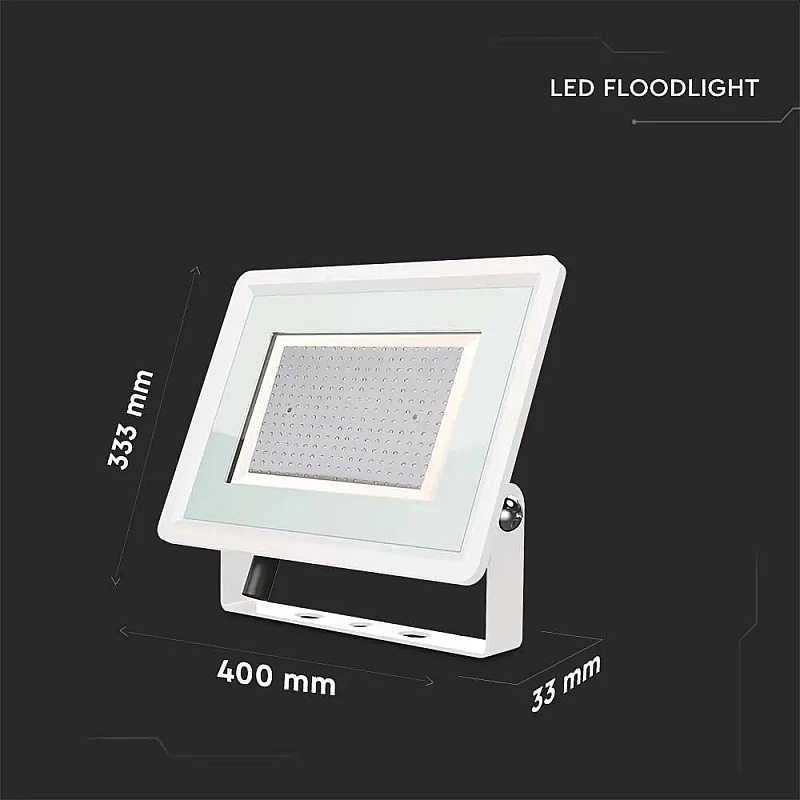 Προβολέας LED 200W φυσικό λευκό 4000K Λευκός VT-49204 6735 V-TAC Προβολέας LED 200W φυσικό λευκό 4000K Λευκός VT-49204 6735 V-TAC
