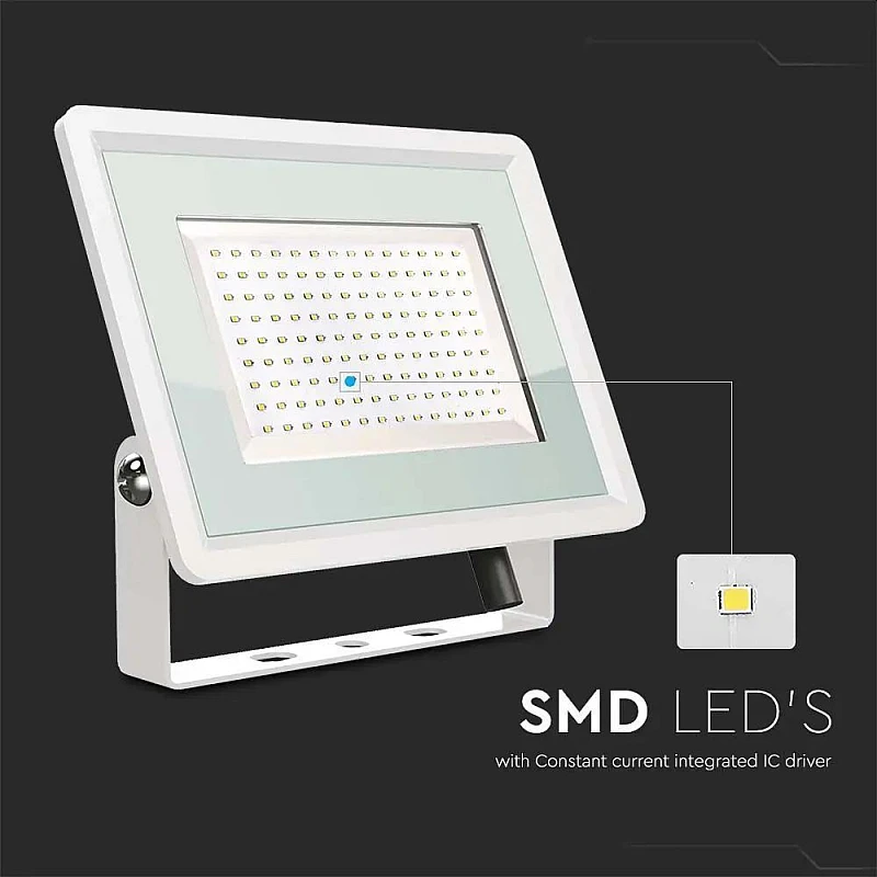 Προβολέας LED 200W φυσικό λευκό 4000K Λευκός VT-49204 6735 V-TAC Προβολέας LED 200W φυσικό λευκό 4000K Λευκός VT-49204 6735 V-TAC