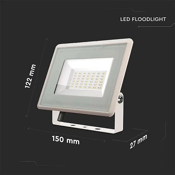 Προβολέας LED SMD LED F-Class 30W Φυσικό λευκό 4000K λευκό σώμα VT-4934 6747 V-TAC