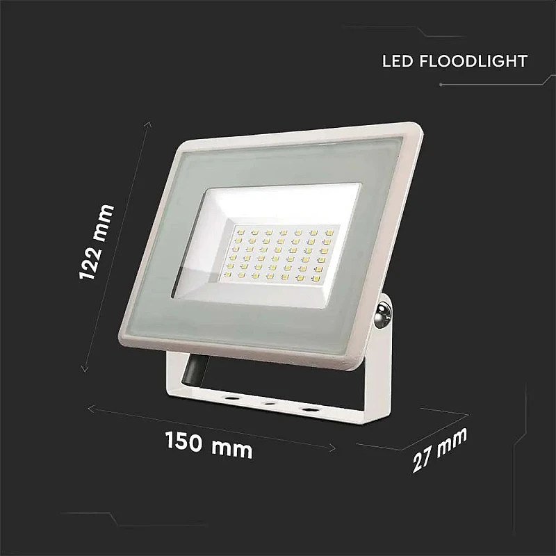Προβολέας LED SMD LED F-Class 30W Φυσικό λευκό 4000K λευκό σώμα VT-4934 6747 V-TAC Προβολέας LED SMD LED F-Class 30W Φυσικό λευκό 4000K λευκό σώμα VT-4934 6747 V-TAC