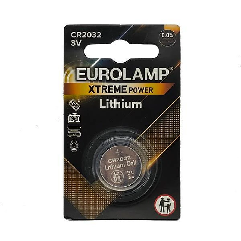 EUROLAMP XTREME Μπαταρία Λιθίου 3V CR2032 147-24130 1 τεμάχιο EUROLAMP XTREME Μπαταρία Λιθίου 3V CR2032 147-24130 1 τεμάχιο