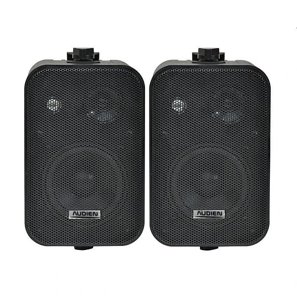 Audien PB-4031B Επιτοίχια Ηχεία 2 δρόμων 80W (Ζεύγος) Μαύρο Χρώμα