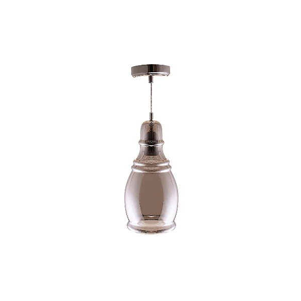 Φωτιστικό Οροφής Κρεμαστό γυαλί E27 Smoke ART-9000 Vitoraina 4102330