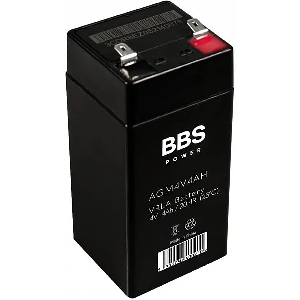 Μπαταρία Μολύβδου AGM4V/4.5AH BBS  για ταμειακές μηχανές και ζυγαριές)