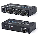HDMI Splitter 1x4  Διανεμητής υψηλής ευκρίνειας 1 είσοδος σε 4 Εξόδους με 2K/3D/1080P 901010