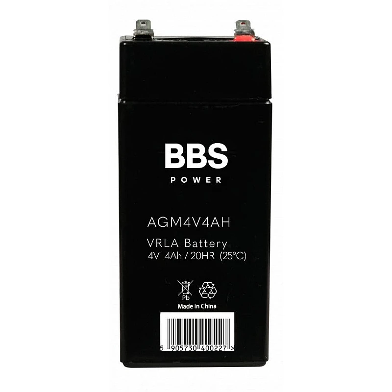 Μπαταρία Μολύβδου AGM4V/4.5AH BBS  για ταμειακές μηχανές και ζυγαριές)