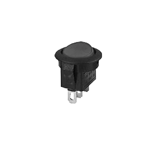 Διακόπτης χωνευτός στρογγυλός ON-OFF Μαύρος 45064 EDM Spain