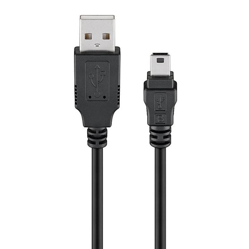 GOOBAY καλώδιο USB σε USB Mini 50767, 480Mbps, 1.8m, μαύρο 50767 GOOBAY καλώδιο USB σε USB Mini 50767, 480Mbps, 1.8m, μαύρο 50767