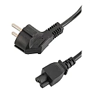 Καλώδιο Τροφοδοσίας IEC C5 - Schuko 1.5m γωνιακό 0340 OEM