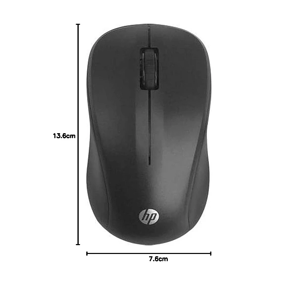 HP S500 Ασύρματο ποντίκι 2.4GHz 1600 dpi Μαύρο 