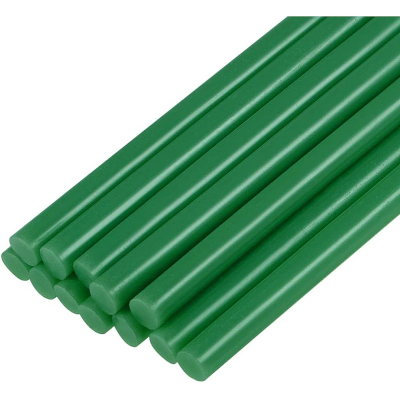 Ράβδοι σιλικόνης 11/300mm για Πιστόλι Σιλικόνης Πράσινοι 501621 10τεμάχια