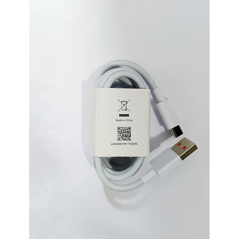 Καλώδιο Φόρτισης Xiaomi Super Fast USB 6A 120W Type C 1m (Bulk) - Λευκό