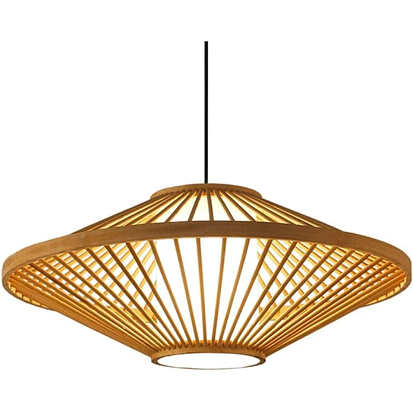 Φωτιστικό Οροφής Κρεμαστό E27 μπαμπού 50cm BK8002-P-M OEM