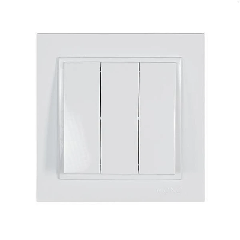 Διακόπτης Χωνευτός Τριπλός Λευκός 152-10108 MONO ELECTRIC Despina Eurolamp Διακόπτης Χωνευτός Τριπλός Λευκός 152-10108 MONO ELECTRIC Despina Eurolamp