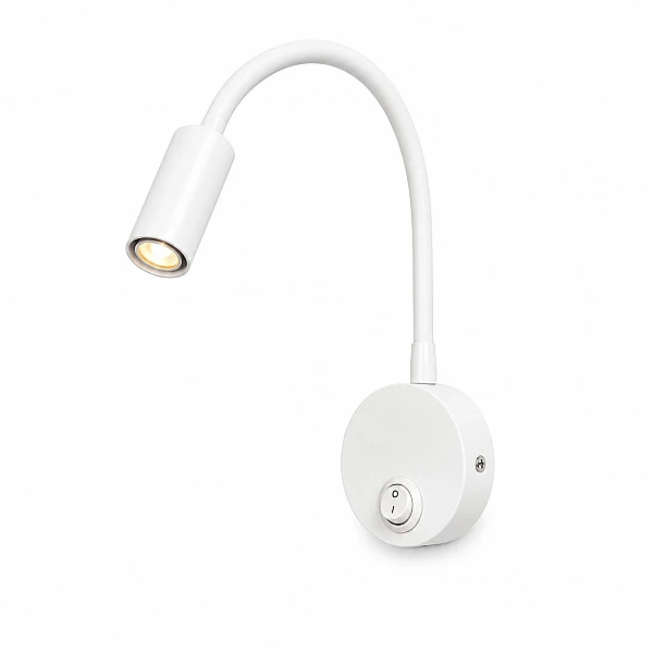 LED Reading Light 3W – Απλίκα Κρεβατιού με Διακόπτη On/Off Λευκή 4000Κ 2210 OEM