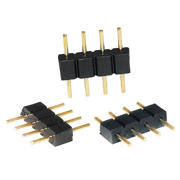 Ακίδα για ταινίες Led RGB 5050 με 4 pin αρσενικά 5.3.22 OEM