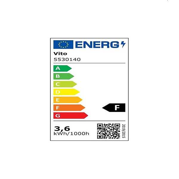 Ταινία led ισχύος 3,6W/m 60led/m 2835 IP20 Ψυχρό Λευκό 6500Κ STRIPLED-PLUS 5 μέτρα 5530140 VITO
