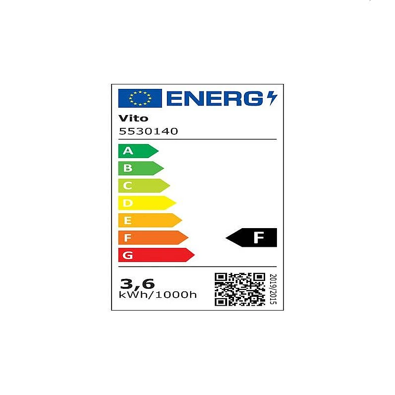 Ταινία led ισχύος 3,6W/m 60led/m 2835 IP20 Ψυχρό Λευκό 6500Κ STRIPLED-PLUS 5 μέτρα 5530140 VITO