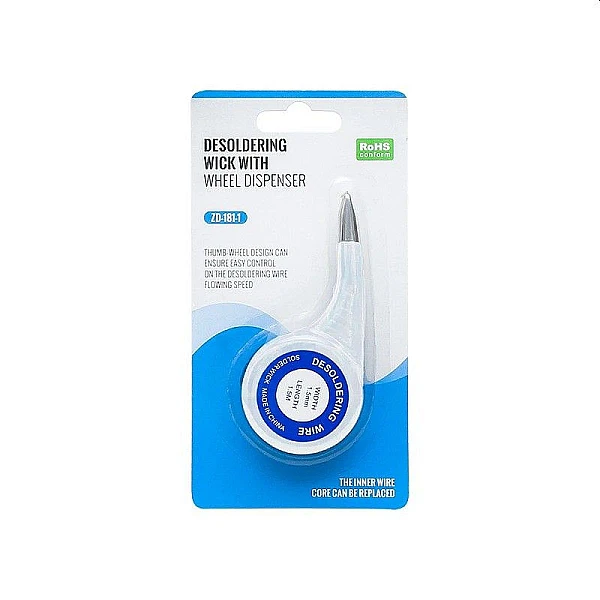 Ταινία χαλκού αποκόλλησης πάχος 1.5mm 1.5m ZD-181-1 XTREME