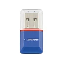 Card reader Micro SD USB 2.0 mini Μπλε EA134B Esperanza Card reader Micro SD USB 2.0 mini Μπλε EA134B Esperanza