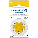 EverActive μπαταρίες ακουστικών Βαρηκοΐας 1,45V Ultrasonic 10/PR70 blister 6 τεμαχίων EverActive μπαταρίες ακουστικών Βαρηκοΐας 1,45V Ultrasonic 10/PR70 blister 6 τεμαχίων