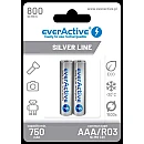 EverActive Μπαταρία Επαναφορτιζόμενη silver line AAA/R3 800mAh 2 Τεμάχια EverActive Μπαταρία Επαναφορτιζόμενη silver line AAA/R3 800mAh 2 Τεμάχια