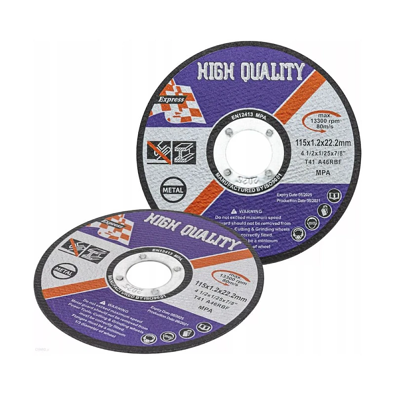 Σετ με 10 Δίσκους κοπής Metal 125x1.2x22.2mm 67-034 BLOW Σετ με 10 Δίσκους κοπής Metal 125x1.2x22.2mm 67-034 BLOW
