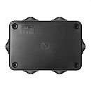ORNO Στεγανό κουτί διακλάδωσης IP65 120×80×50mm 6 είσοδοι καλωδίων Μαύρο UV Resistant OR-JB-13824/6/B