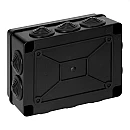 ORNO Στεγανό κουτί διακλάδωσης IP65 150×110×70mm 10 είσοδοι καλωδίων Μαύρο UV Resistant OR-JB-13825/10/B