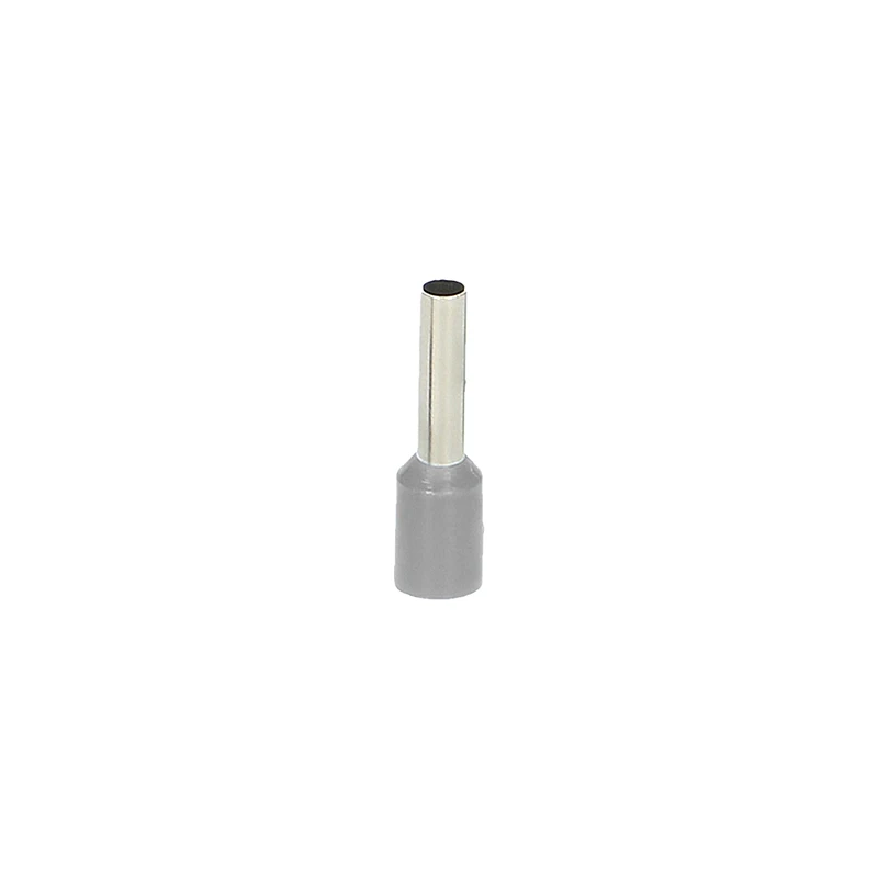 ORNO Ακροδέκτης μύτης με μόνωση 2.5mm² γκρι 100 τεμάχια OR-KK-8100/2,5/10