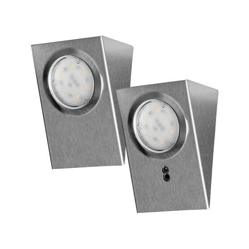 ORNO Spot Γωνιακό κουζίνας LED 2.5W Φυσικό Λευκό 4000K με ανέπαφο διακόπτη inox σετ 2 τεμ. OR-AE-13118 ORNO Spot Γωνιακό κουζίνας LED 2.5W Φυσικό Λευκό 4000K με ανέπαφο διακόπτη inox σετ 2 τεμ. OR-AE-13118