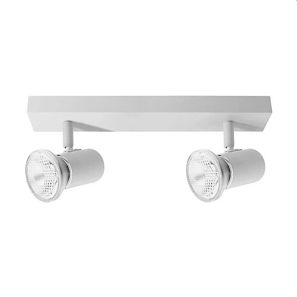 ORNO Φωτιστικό τοίχου και Οροφής 2ΧΕ27 50W RIO SP 2 Λευκό Adviti AD-OP-6430WE27
