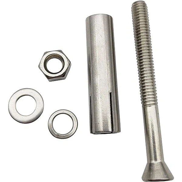 Βύσμα από ανοξείδωτο ατσάλι για μπετόν με ροδέλα και βίδα M12x90mm για τρύπα Ø16 4638769 OEM